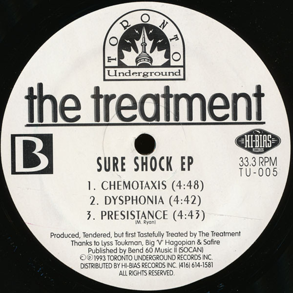 The Treatment - Sure Shock EP | Toronto Underground (TU 005) - 3 The Treatment - Sure Shock EP | Toronto Underground (TU 005) - 3