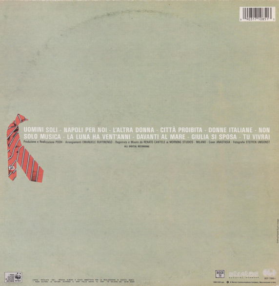 Pooh - Uomini Soli | CGD (9031 71085-1)