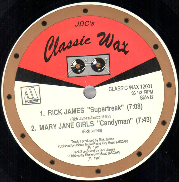 Mary Jane Girls / Rick James - In My House / Superfreak / Candyman | Classic Wax (Classic Wax 12001) - 2