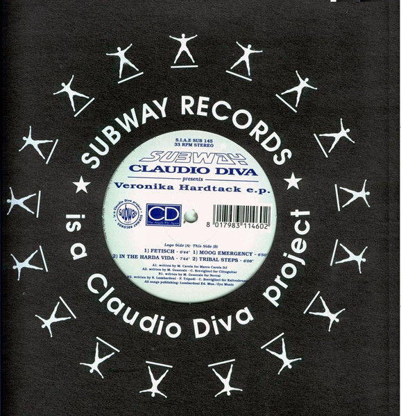 Claudio Diva - Veronika Hardtack EP | Subway Records (SUB 145) - main