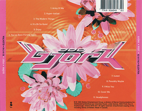 Björk - Post | Elektra (E2 61740) - 2