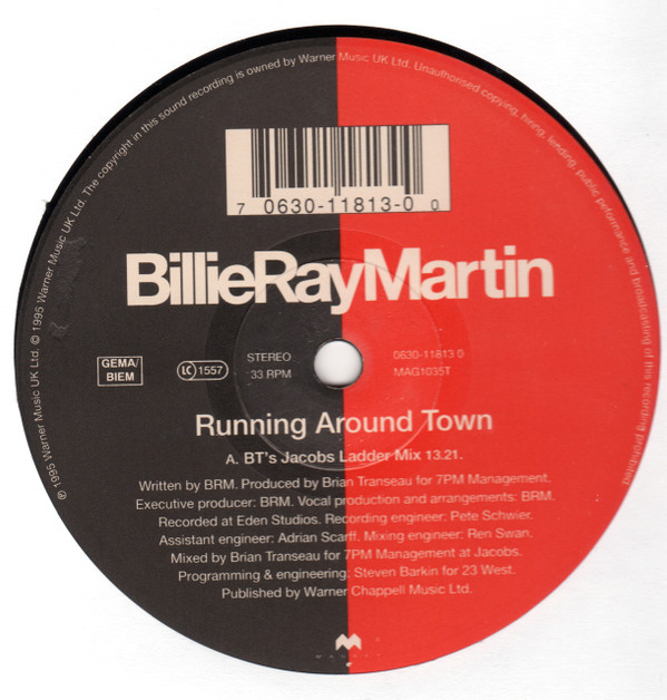 Billie Ray Martin - Running Around Town | Magnet (0630-11813-0) - 2