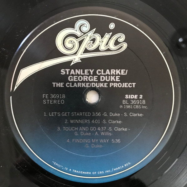 Stanley Clarke/George Duke - The Clarke / Duke Project | Epic (FE 36918) - 4 Stanley Clarke/George Duke - The Clarke / Duke Project | Epic (FE 36918) - 4