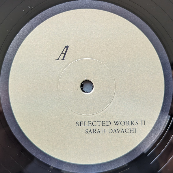 Sarah Davachi - Selected Works II | Late Music (LP-DISC-25) - 2 Sarah Davachi - Selected Works II | Late Music (LP-DISC-25) - 2
