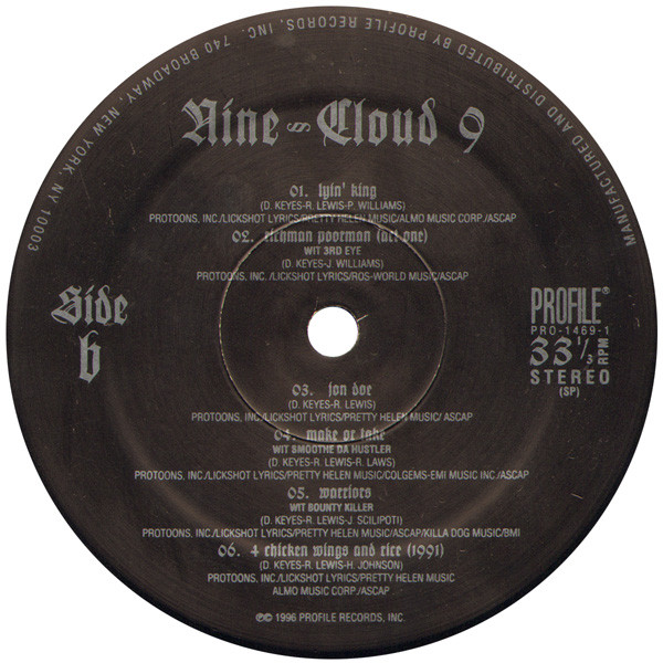 Nine - Cloud 9 | Profile Records (PRO-1469-1) - 4