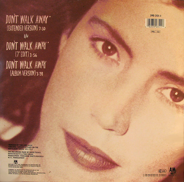 Toni Childs - Don't Walk Away | A&M Records (390 351-1) - 2 Toni Childs - Don't Walk Away | A&M Records (390 351-1) - 2