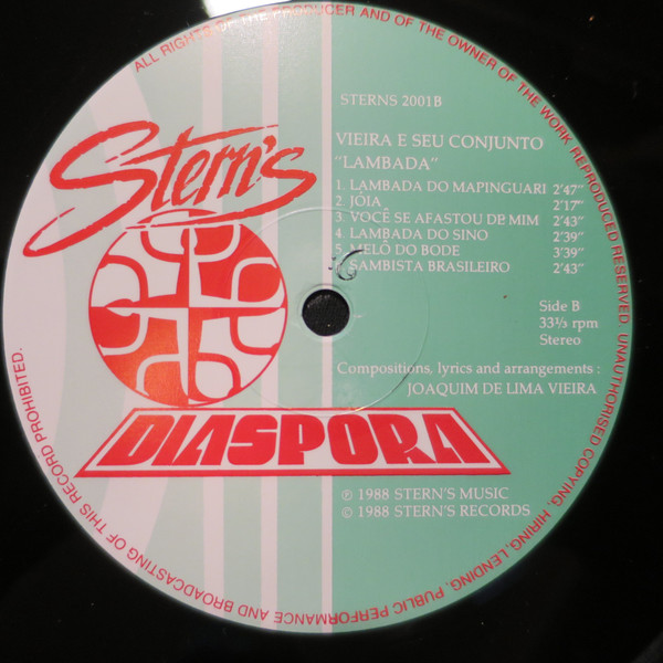 Vieira E Seu Conjunto - Lambada | Stern's Diaspora (STERNS 2001) - 4 Vieira E Seu Conjunto - Lambada | Stern's Diaspora (STERNS 2001) - 4
