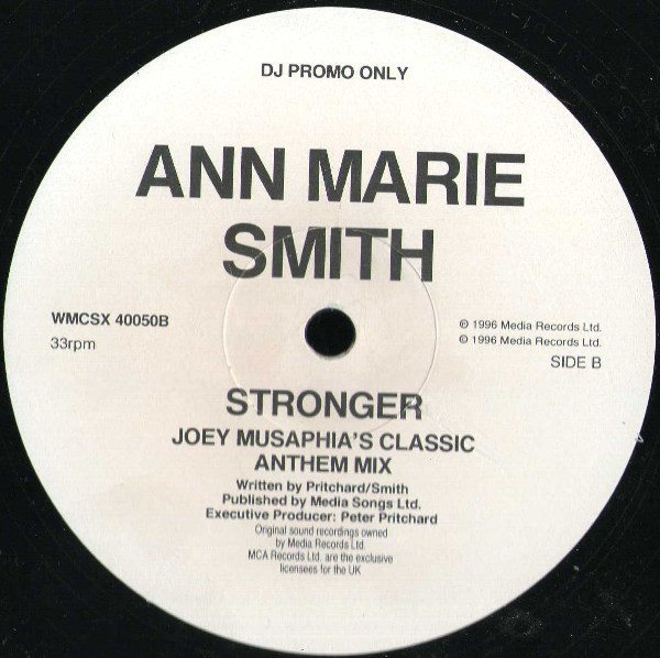 Ann-Marie Smith - Stronger | MCA Records (WMCSX 40050) - 2
