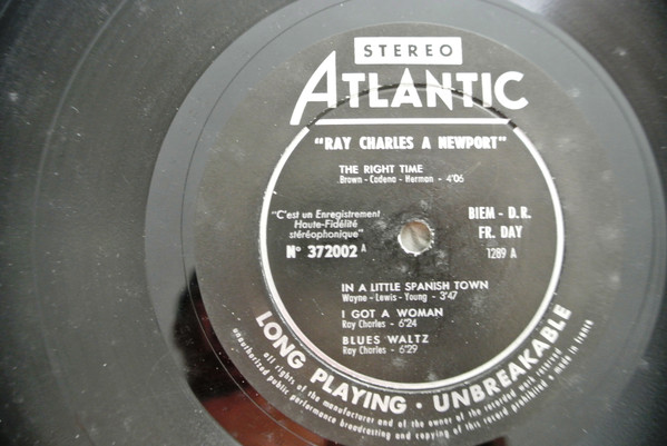 Ray Charles - Ray Charles A Newport | Atlantic (372002) - 3