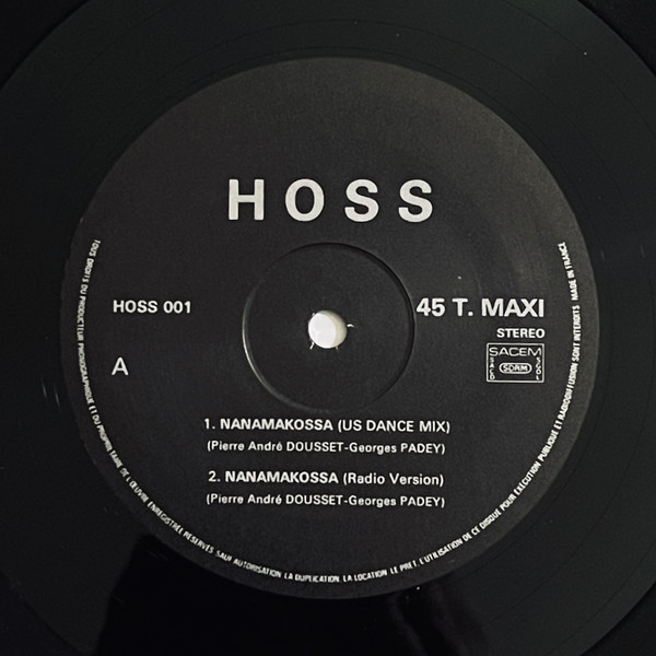 Hoss - Nanamakossa | Hoss (HOSS 001) - 3 Hoss - Nanamakossa | Hoss (HOSS 001) - 3