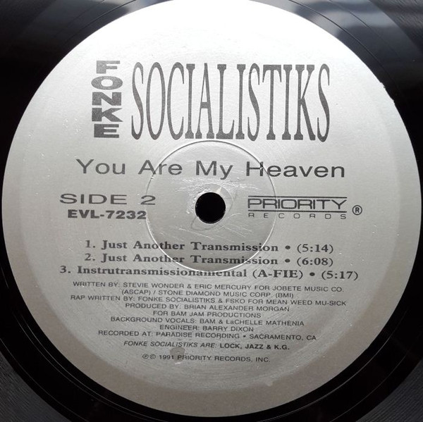 Fonke Socialistiks - You Are My Heaven | Priority Records (EVL-7232) - 4