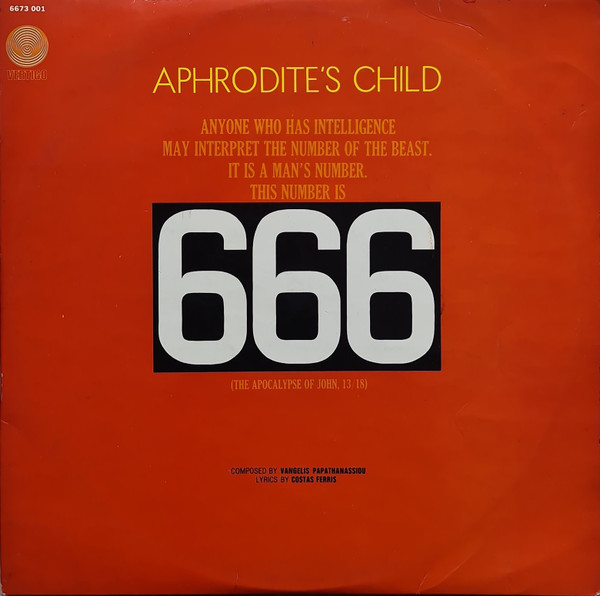 Aphrodite's Child - 666 | Vertigo (6673 001) - main