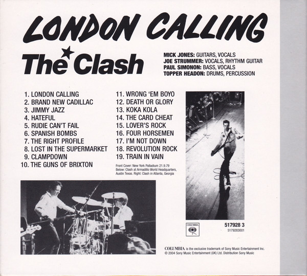 The Clash - London Calling: 25th Anniversary Edition | Columbia (517928 3) - 4