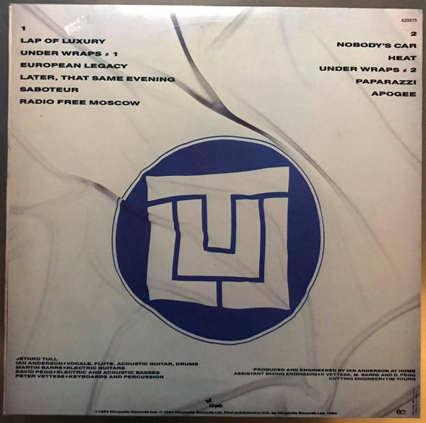 Jethro Tull - Under Wraps | Chrysalis (625815) - 3