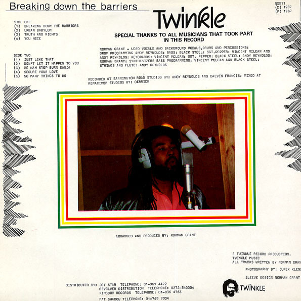 Twinkle Brothers - Breaking Down The Barriers | Twinkle Music (NG511) - 2 Twinkle Brothers - Breaking Down The Barriers | Twinkle Music (NG511) - 2