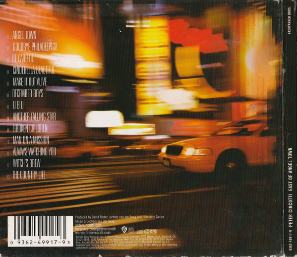 Peter Cincotti - East Of Angel Town | 143 Records (9362-49917-9) - 3 Peter Cincotti - East Of Angel Town | 143 Records (9362-49917-9) - 3