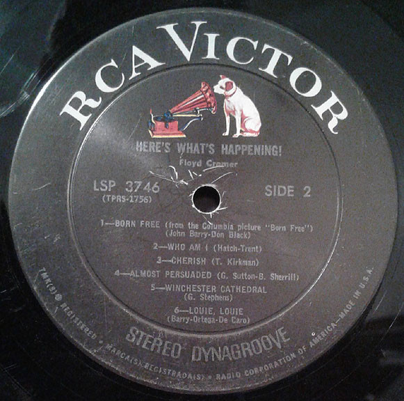Floyd Cramer - Here's What's Happening! | RCA Victor (LSP-3746) - 4 Floyd Cramer - Here's What's Happening! | RCA Victor (LSP-3746) - 4