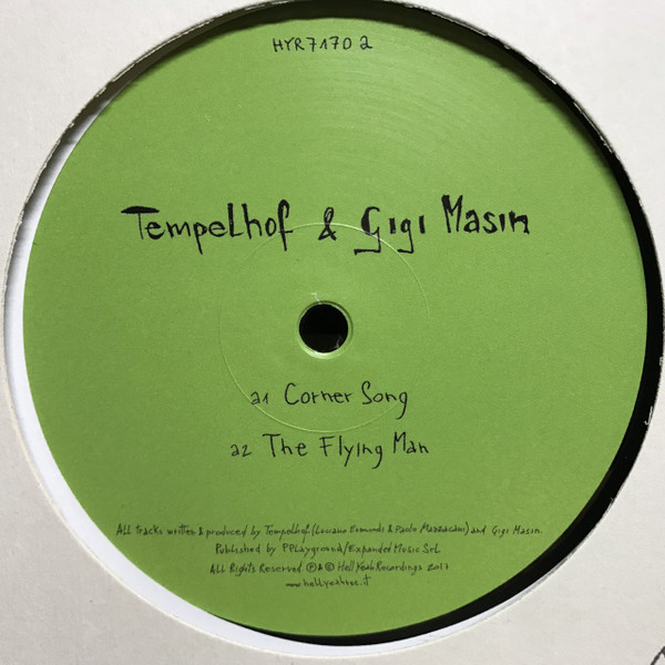 Tempelhof & Gigi Masin - Corner Song | Hell Yeah Recordings (HYR7170) - 2 Tempelhof & Gigi Masin - Corner Song | Hell Yeah Recordings (HYR7170) - 2
