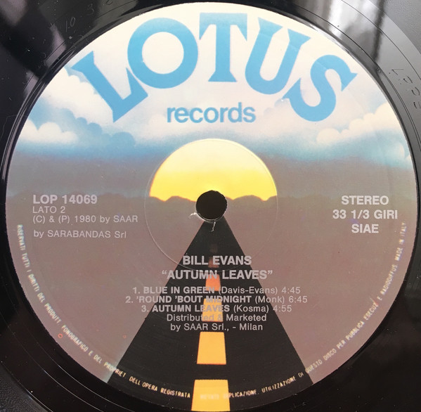 Bill Evans - Autumn Leaves | Lotus (LOP 14.069) - 4 Bill Evans - Autumn Leaves | Lotus (LOP 14.069) - 4