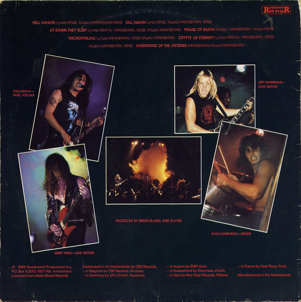 Slayer - Hell Awaits | Roadrunner Records (RR 9795) - 2 Slayer - Hell Awaits | Roadrunner Records (RR 9795) - 2