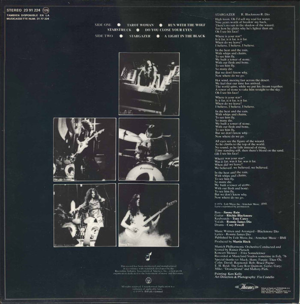 Rainbow - Rising | Polydor (23 91 224) - 2