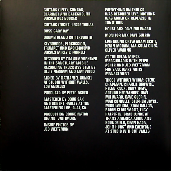 Morrissey - Live At Earls Court | Attack Records (ATKCD014) - 4
