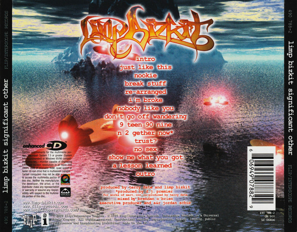 Limp Bizkit - Significant Other | Flip Records (490 788-2) - 2