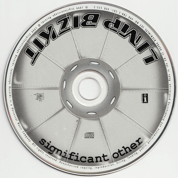 Limp Bizkit - Significant Other | Flip Records (490 788-2) - 3