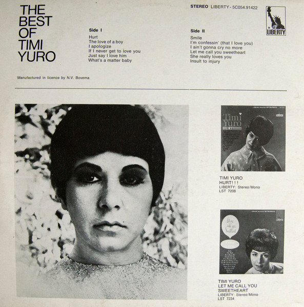 Timi Yuro - The Best Of Timi Yuro | Liberty (5C 054-91422) - 2 Timi Yuro - The Best Of Timi Yuro | Liberty (5C 054-91422) - 2