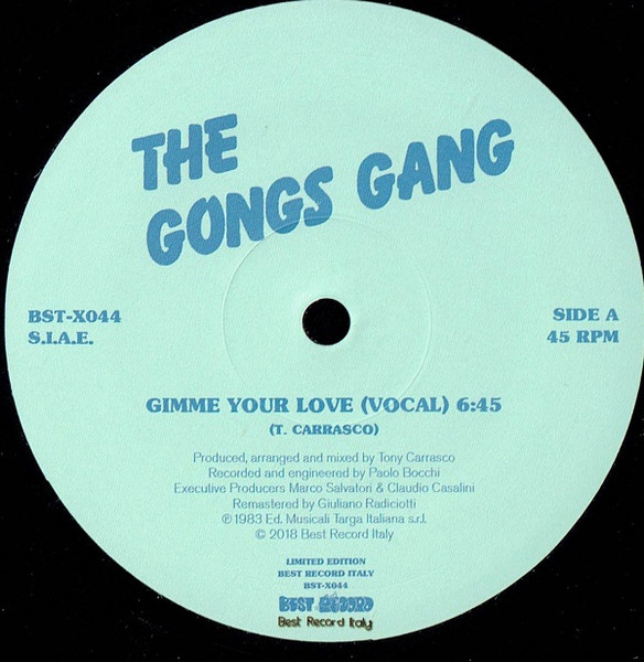 The Gong's Gang - Gimme Your Love | Best Record Italy (BST-X044) - 2 The Gong's Gang - Gimme Your Love | Best Record Italy (BST-X044) - 2