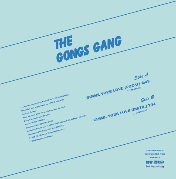 The Gong's Gang - Gimme Your Love | Best Record Italy (BST-X044) - 4 The Gong's Gang - Gimme Your Love | Best Record Italy (BST-X044) - 4