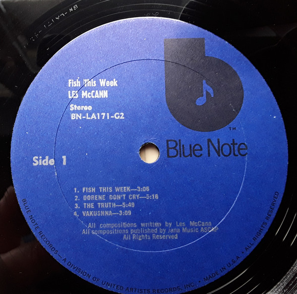Les McCann - Fish This Week | Blue Note (BN-LA171-G) - 4 Les McCann - Fish This Week | Blue Note (BN-LA171-G) - 4