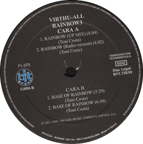 Virthu-All - Rainbow | Bit Music (71-375) - 4 Virthu-All - Rainbow | Bit Music (71-375) - 4