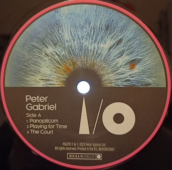 Peter Gabriel - I/O (Bright-Side Mixes) | Real World Records (PGLP21) - 3