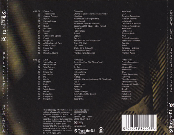 Goldie - Goldie.co.uk | Trust The DJ (TTDJ 002) - 2