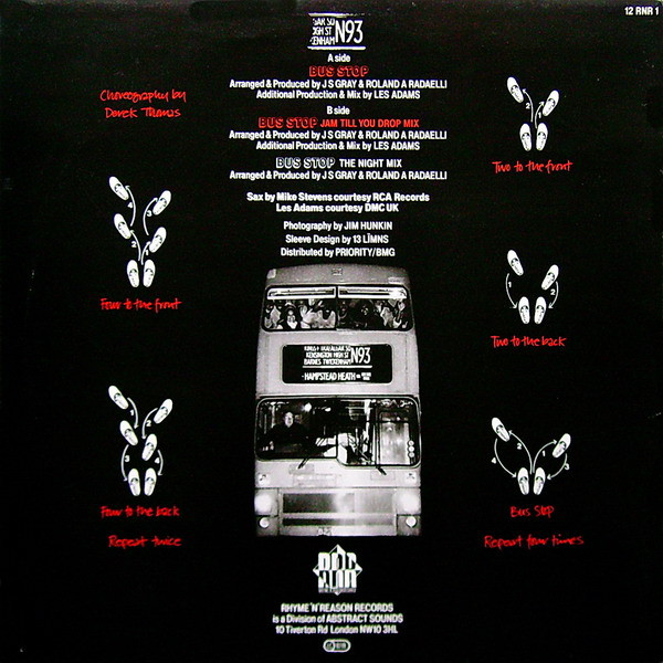 N. 93 - Bus Stop | Rhyme 'N' Reason Records (12 RNR 1) - 2 N. 93 - Bus Stop | Rhyme 'N' Reason Records (12 RNR 1) - 2