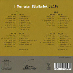 Fernando Lopes-Graça , António Rosado - In Memoriam Béla Bartók, Op. 126 | Numérica (NUM 1145)
