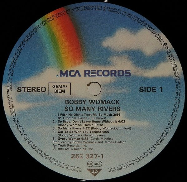 Bobby Womack - So Many Rivers | MCA Records (252 327-1) - 2 Bobby Womack - So Many Rivers | MCA Records (252 327-1) - 2