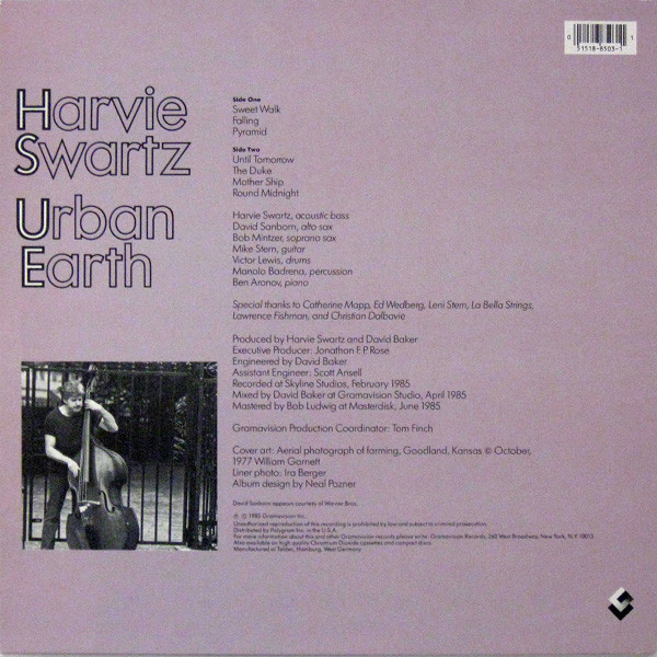 Harvie Swartz - Urban Earth | Gramavision (18-8503-1) - 2