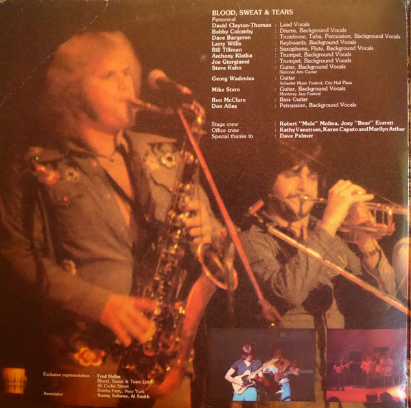 Blood, Sweat And Tears Featuring David Clayton-Thomas - In Concert | CBS (CBS 22006) - 2 Blood, Sweat And Tears Featuring David Clayton-Thomas - In Concert | CBS (CBS 22006) - 2