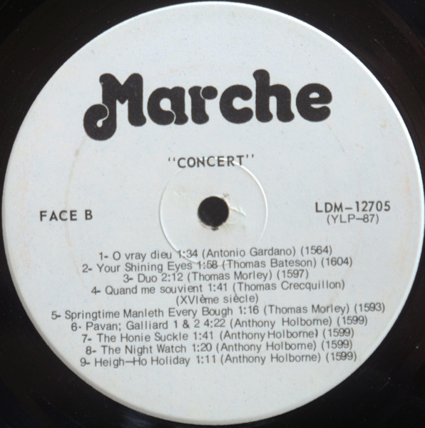 L'ensemble Concert - Concert [Vinyl] | Marche (LDM 12705) - 4