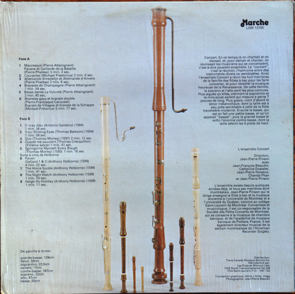 L'ensemble Concert - Concert [Vinyl] | Marche (LDM 12705) - 2