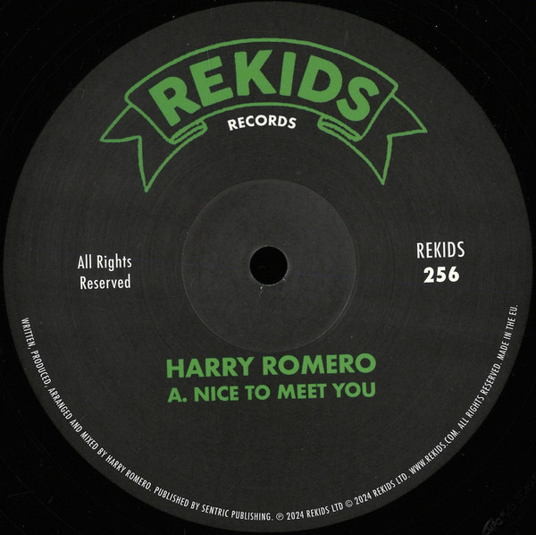 Harry "Choo Choo" Romero - Nice To Meet You | Rekids (REKIDS 256)