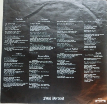 King Diamond - Fatal Portrait | Roadrunner Records (RR 9721) - 3