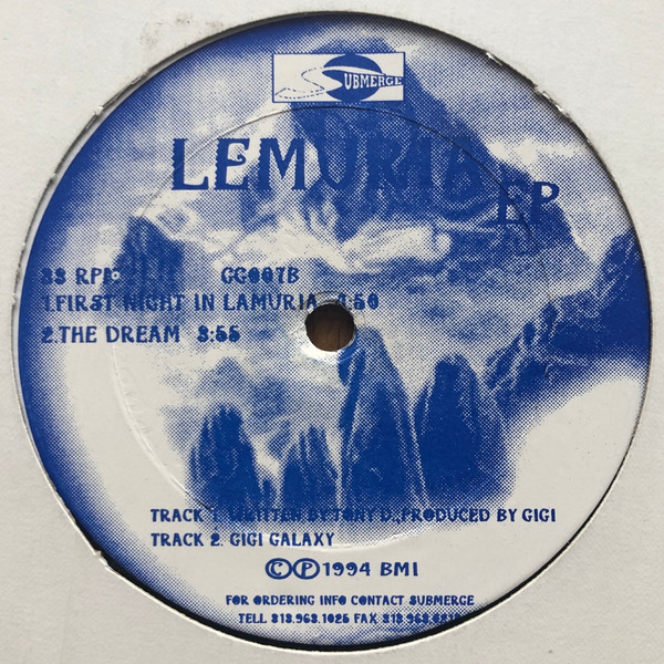 Gigi Galaxy - Lemuria EP | Teknotika Records (GG007) - main Gigi Galaxy - Lemuria EP | Teknotika Records (GG007) - main