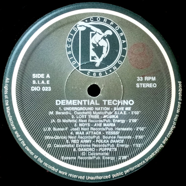 Various - Demential Techno | Discoid Corporation (DIO 023 LP) - 3 Various - Demential Techno | Discoid Corporation (DIO 023 LP) - 3