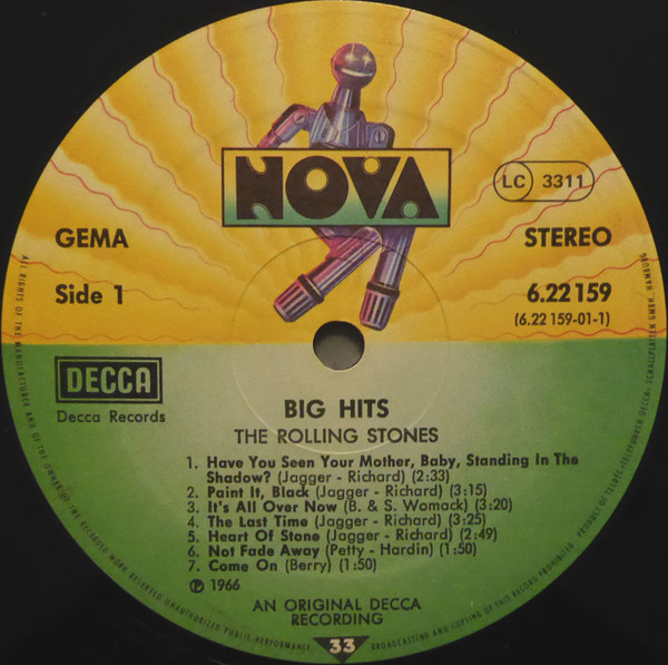 The Rolling Stones - Big Hits (High Tide And Green Grass) | Nova (6.22159 AO) - 3