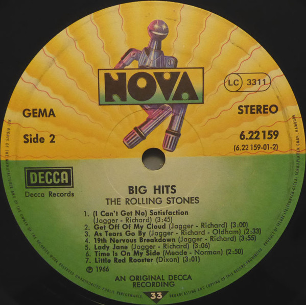 The Rolling Stones - Big Hits (High Tide And Green Grass) | Nova (6.22159 AO) - 4