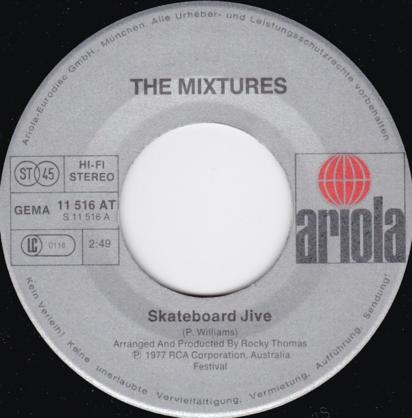 The Mixtures - Skateboard Jive | Ariola (11 516 AT) - 2