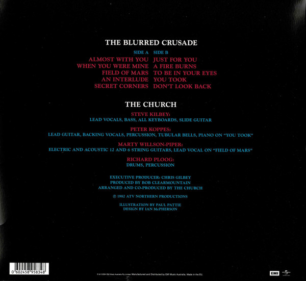 The Church - The Blurred Crusade | EMI (5895834) - 2